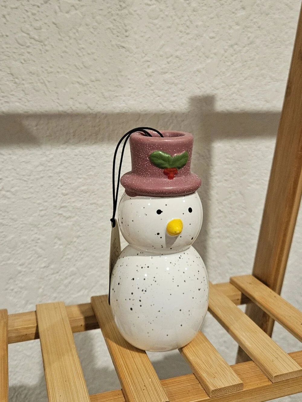 Ceramic Snowman Airplant Holder
